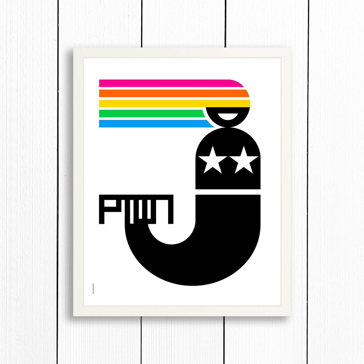 PTOWN / MERMAID RNBW / PRINT - COLOR / 16X20 / WHITE - Artwork