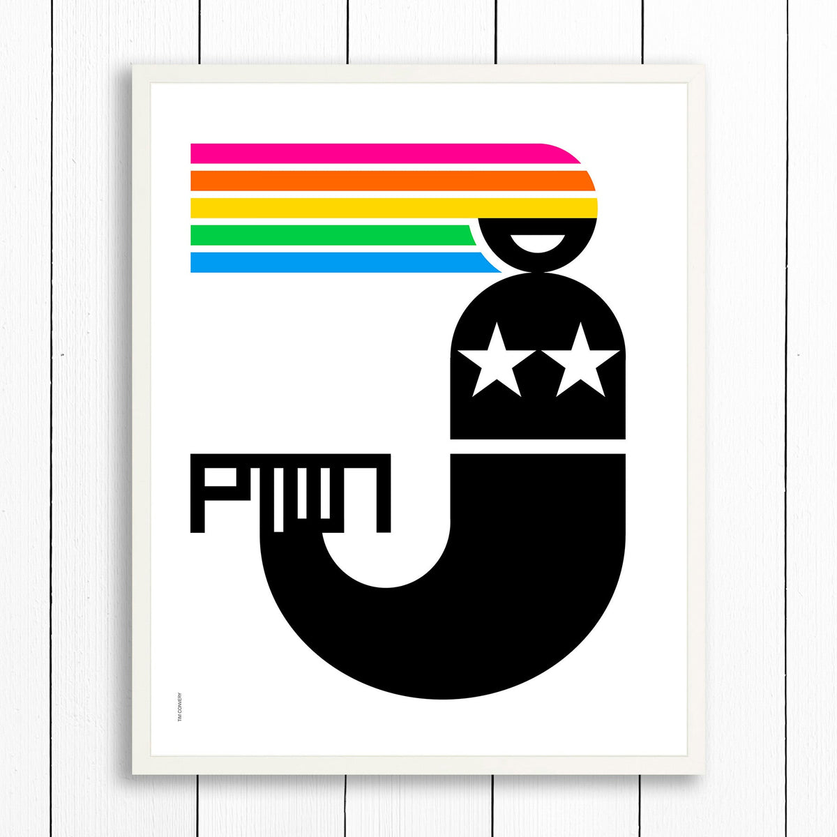 PTOWN / MERMAID RNBW / PRINT - COLOR / 24X30 / WHITE - Artwork