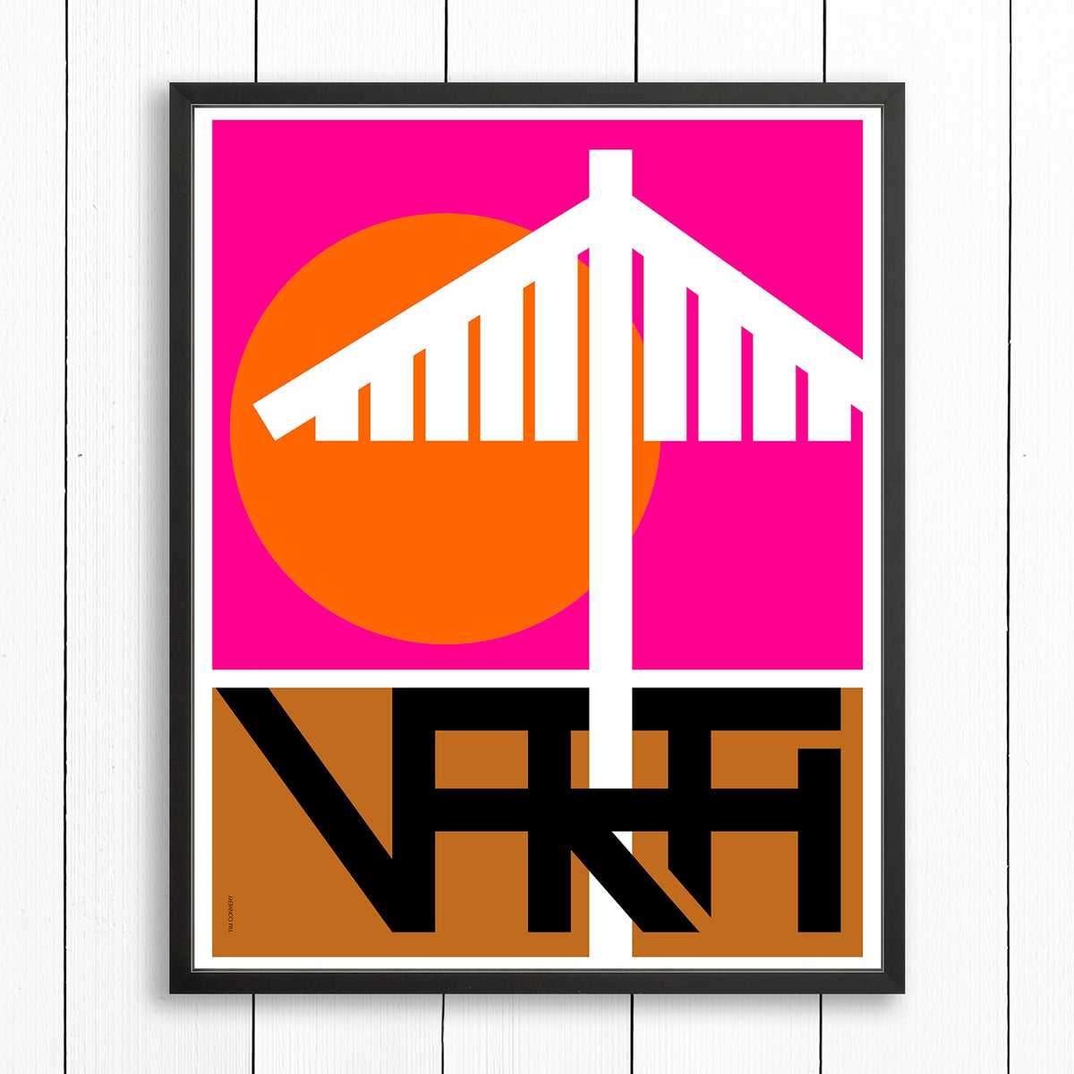 Puerto Vallarta / Print Color 24X30 Black Artwork