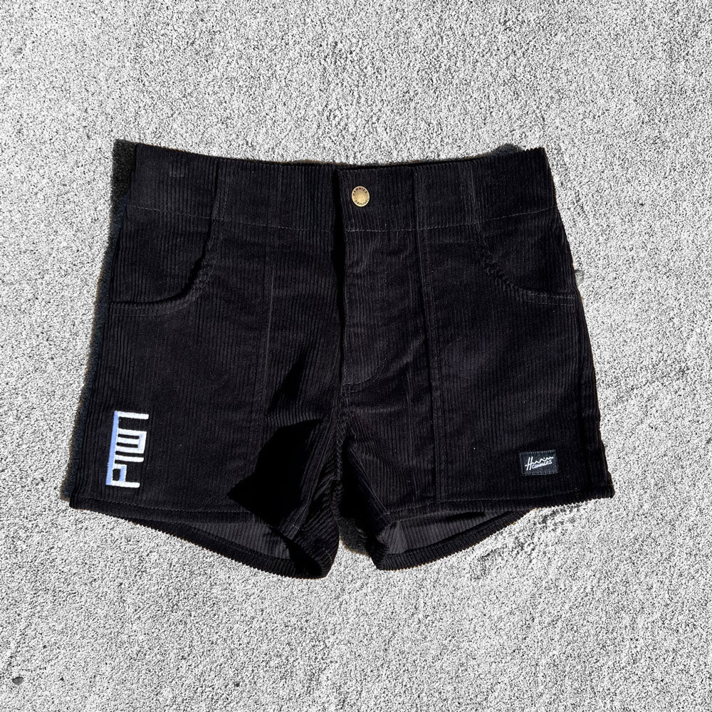 Ptown / Corduroy Short Black 30 Shorts