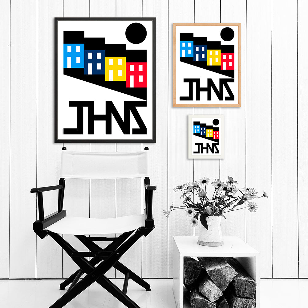 ST JOHNS NF / PRINT COLOR / 24X30 / BLACK Artwork