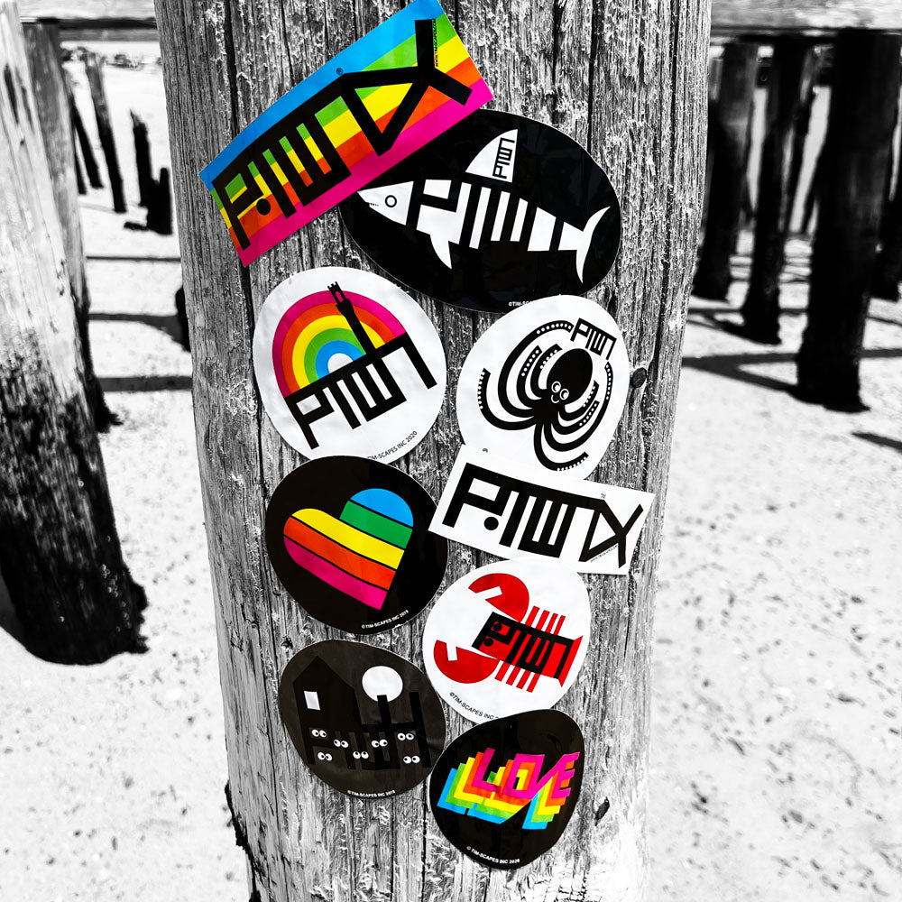PTOWN / STICKERS / SET OF 9 - Stickers
