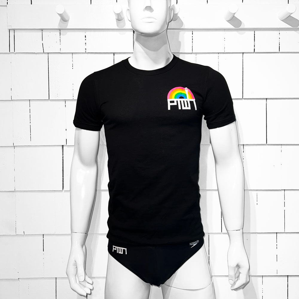 PTOWN / RAINBOW LC / TEE / BLACK XS T-Shirt