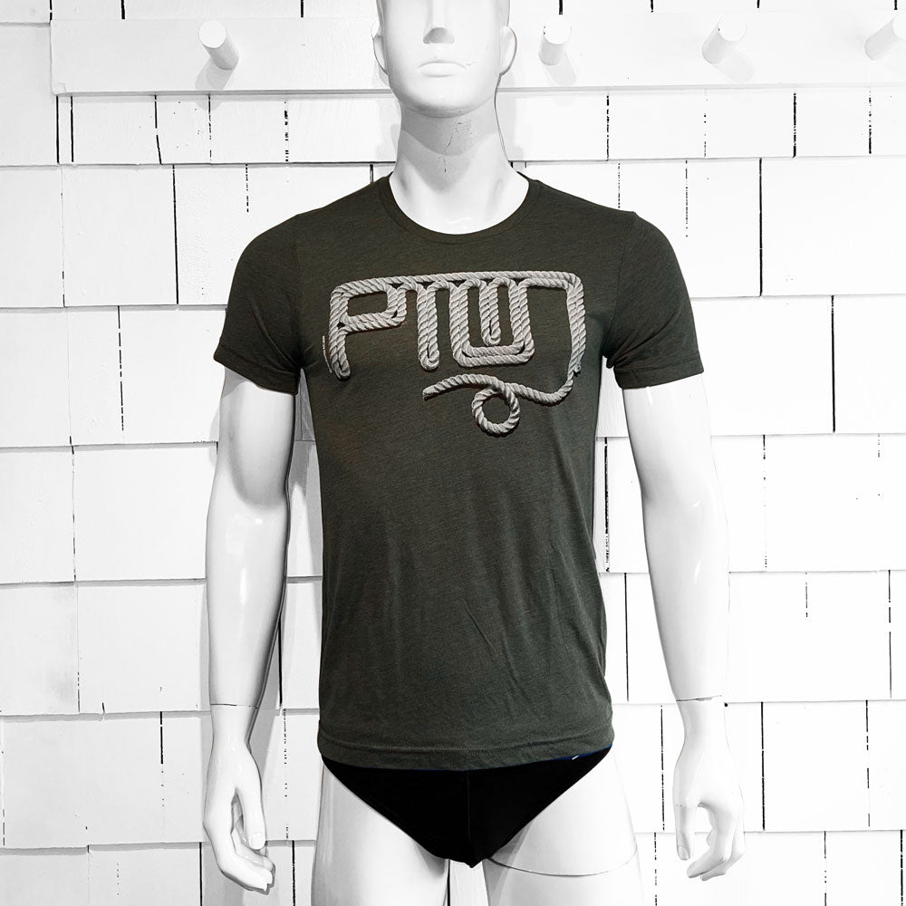 PTOWN / ROPE / TEE / MILITARY GREEN - T-Shirt