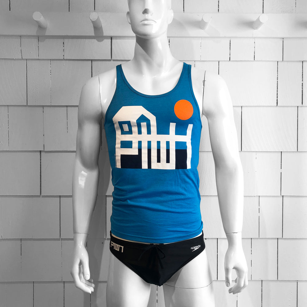 Ptown / Wharf Tnk Neon Blue Xs Tank