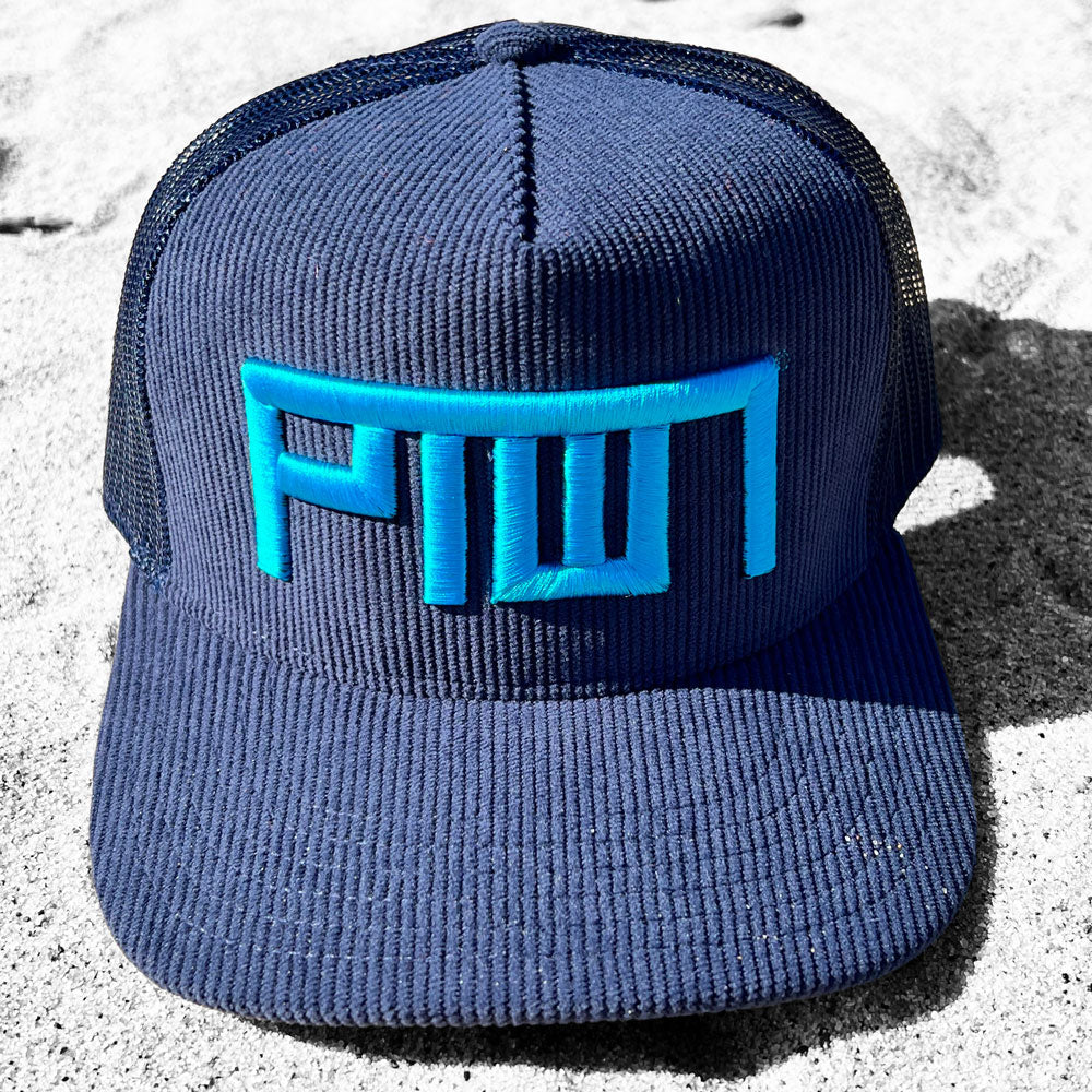PTOWN / CORDUROY TRUCKER HAT / NAVY