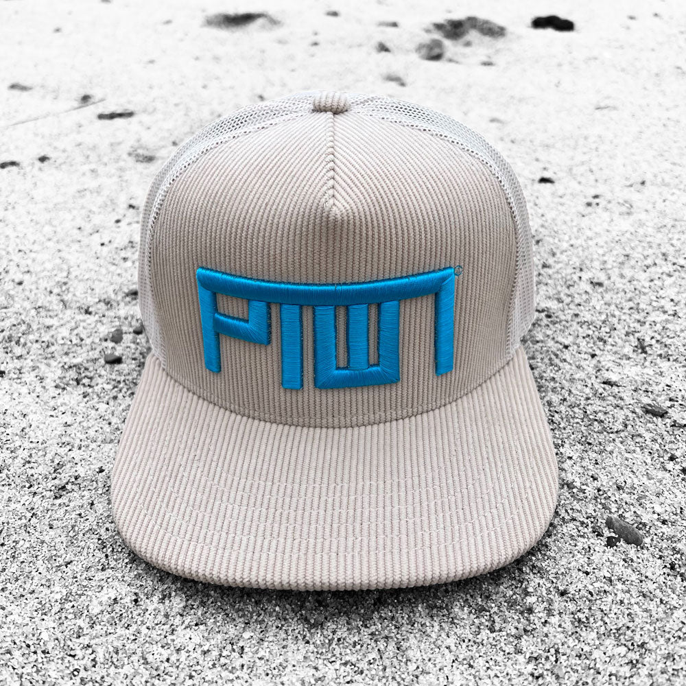 PTOWN / CORDUROY TRUCKER HAT / CREAM - Hats