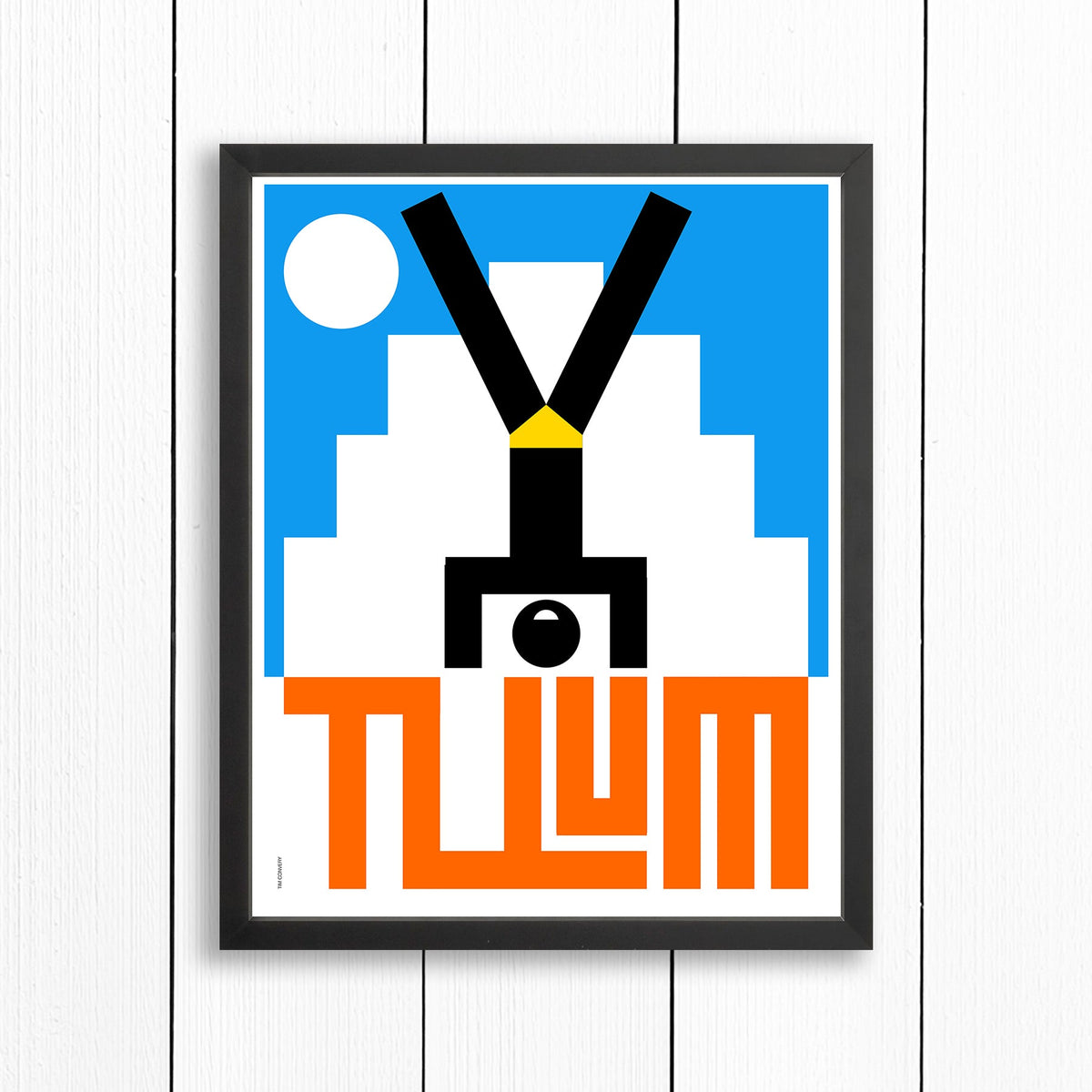 TULUM / PRINT COLOR / 16X20 / BLACK Artwork