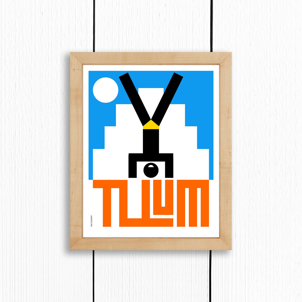 TULUM / PRINT COLOR / 8X10 / BLACK Artwork