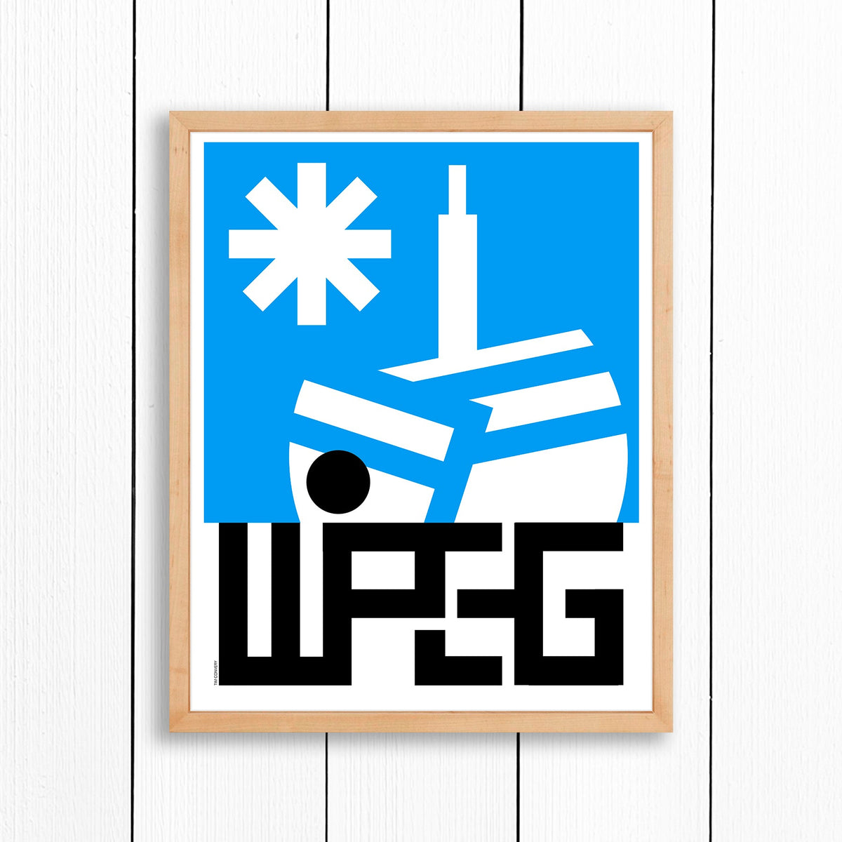 WINNIPEG MB / PRINT COLOR / 16X20 / NATURAL Artwork