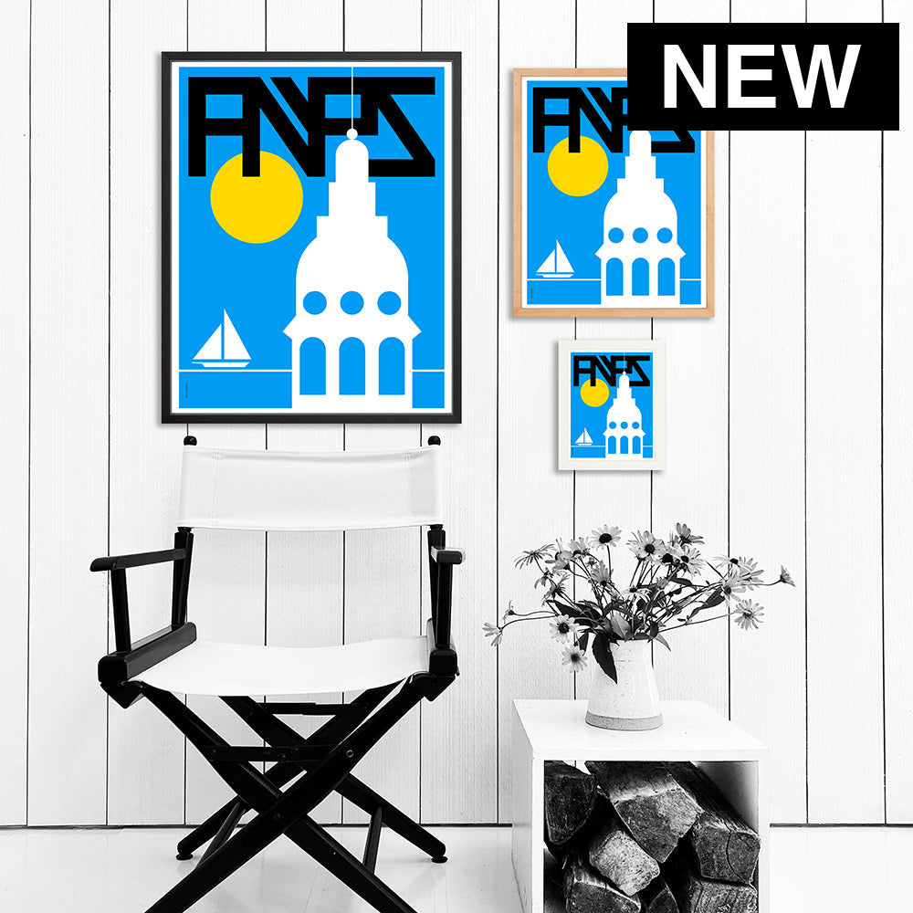 ANNAPOLIS / PRINT COLOR / 24X30 / BLACK Artwork