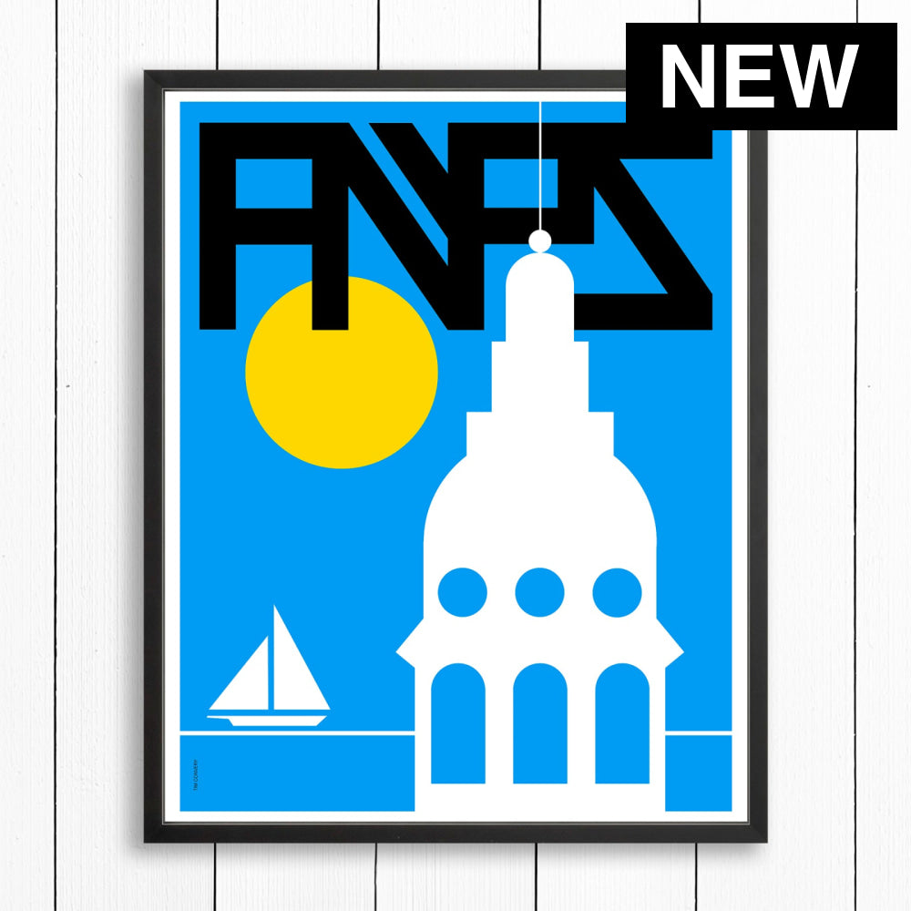 ANNAPOLIS / PRINT COLOR / 24X30 / BLACK Artwork