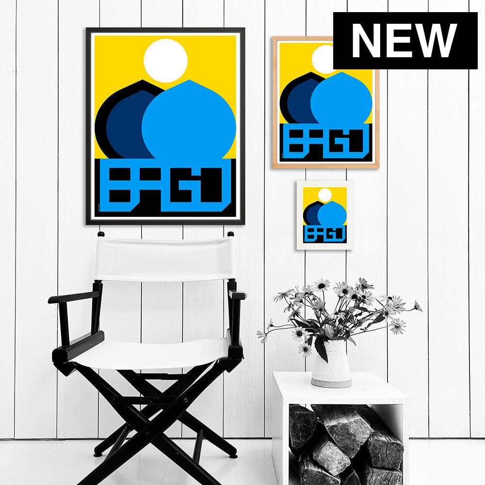 BAGHDAD / PRINT COLOR / 24X30 / BLACK Artwork