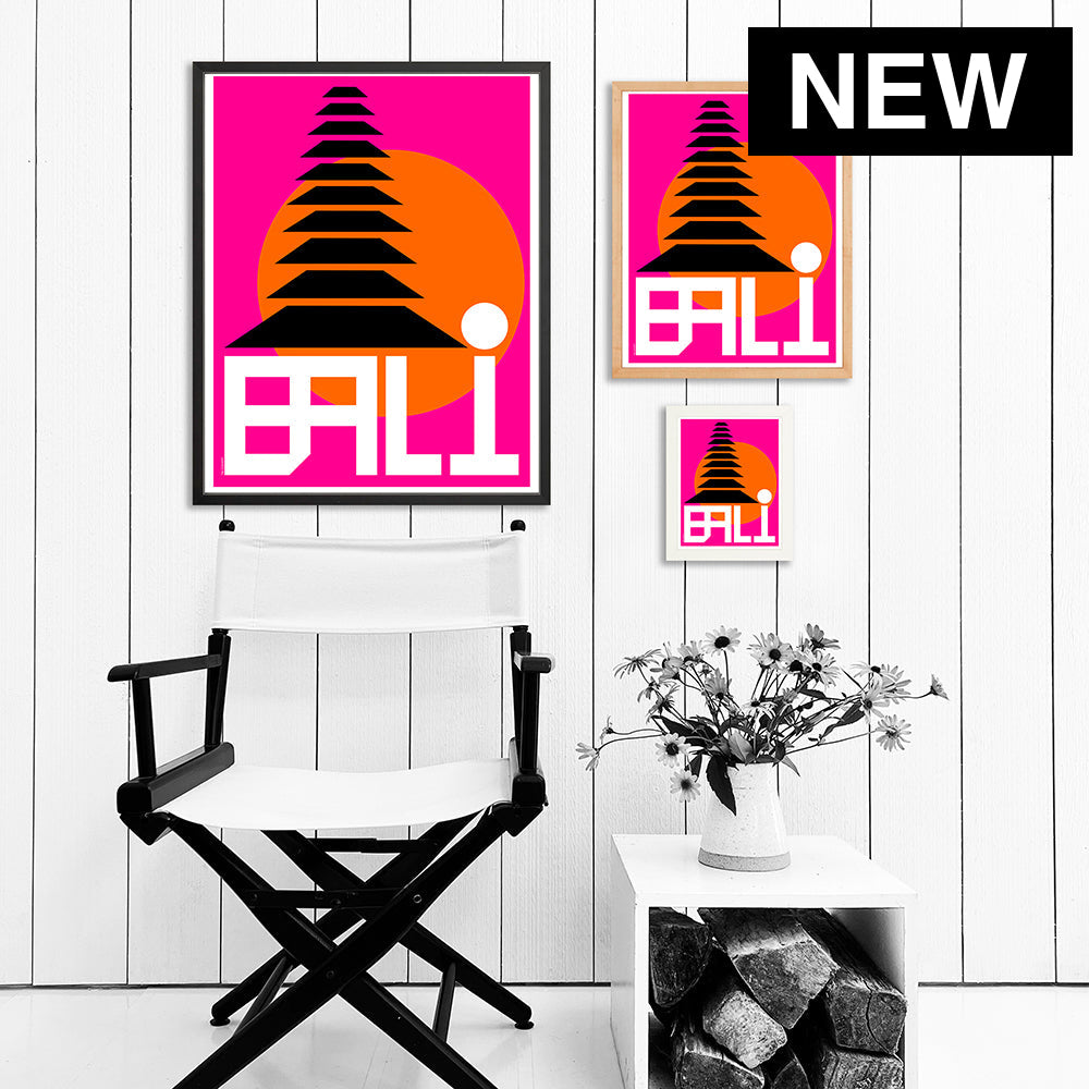 BALI / PRINT COLOR / 24X30 / BLACK Artwork