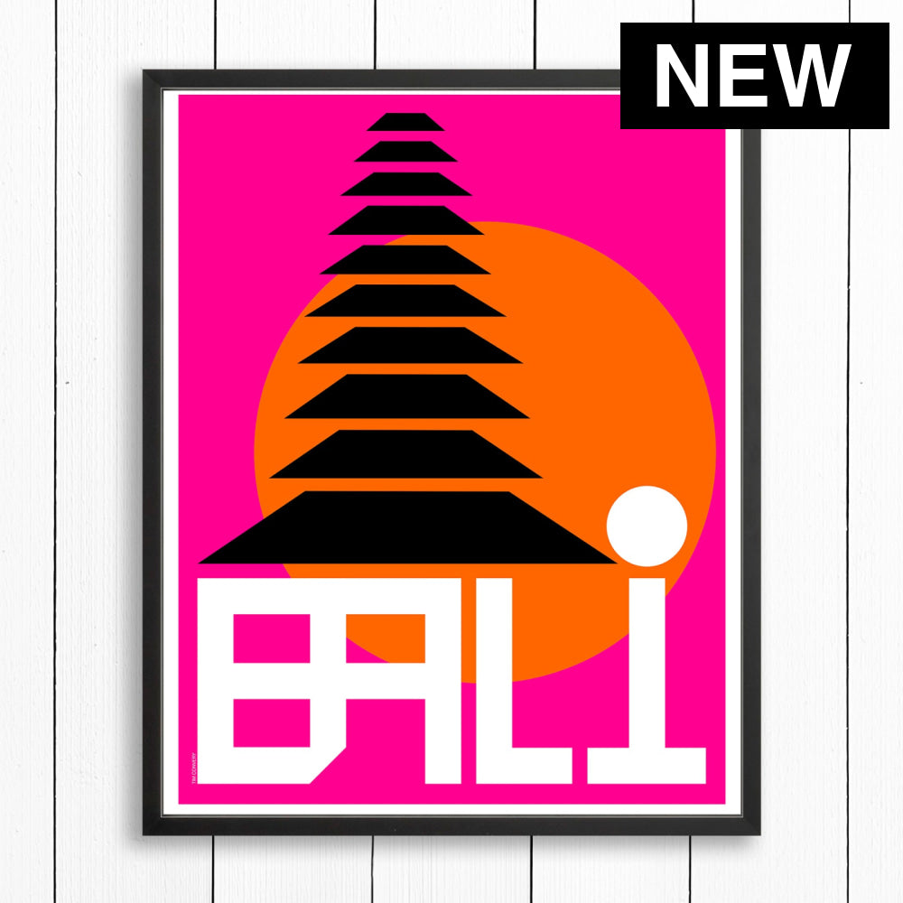 BALI / PRINT COLOR / 24X30 / BLACK Artwork