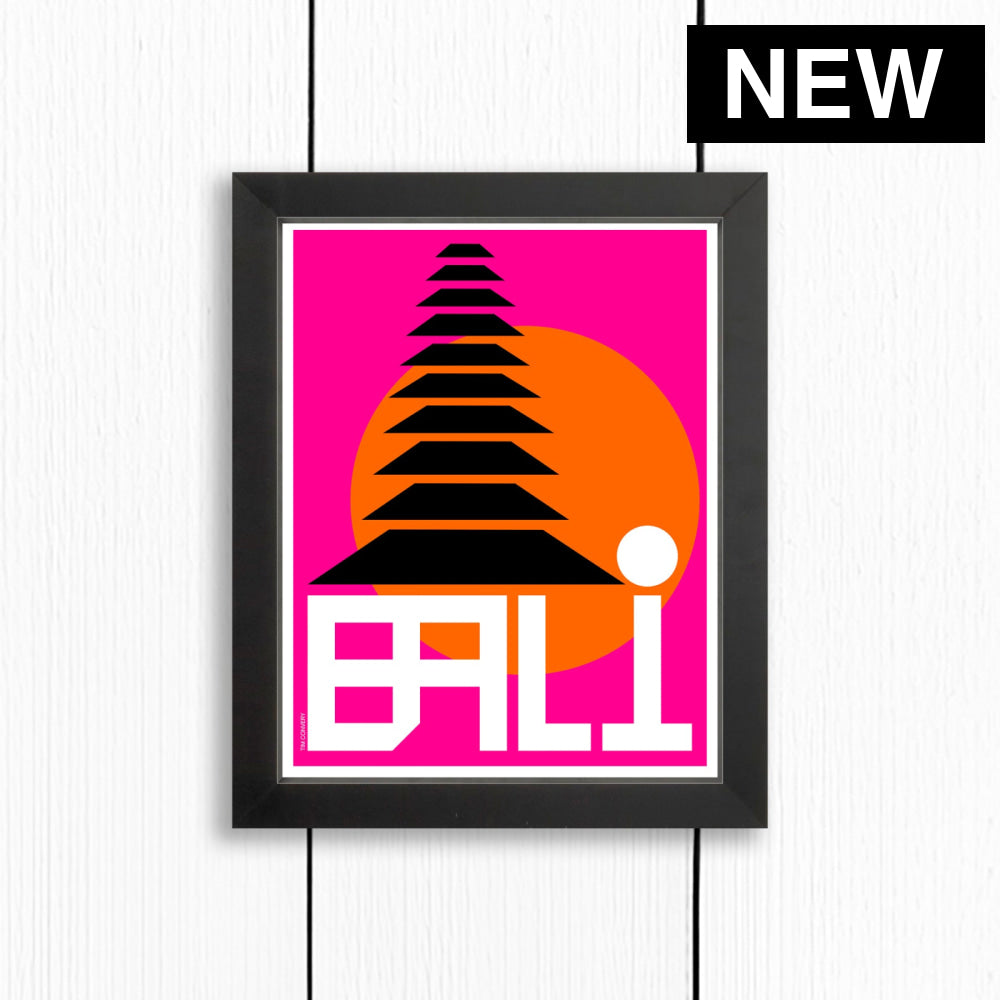 BALI / PRINT COLOR / 8X10 / BLACK Artwork