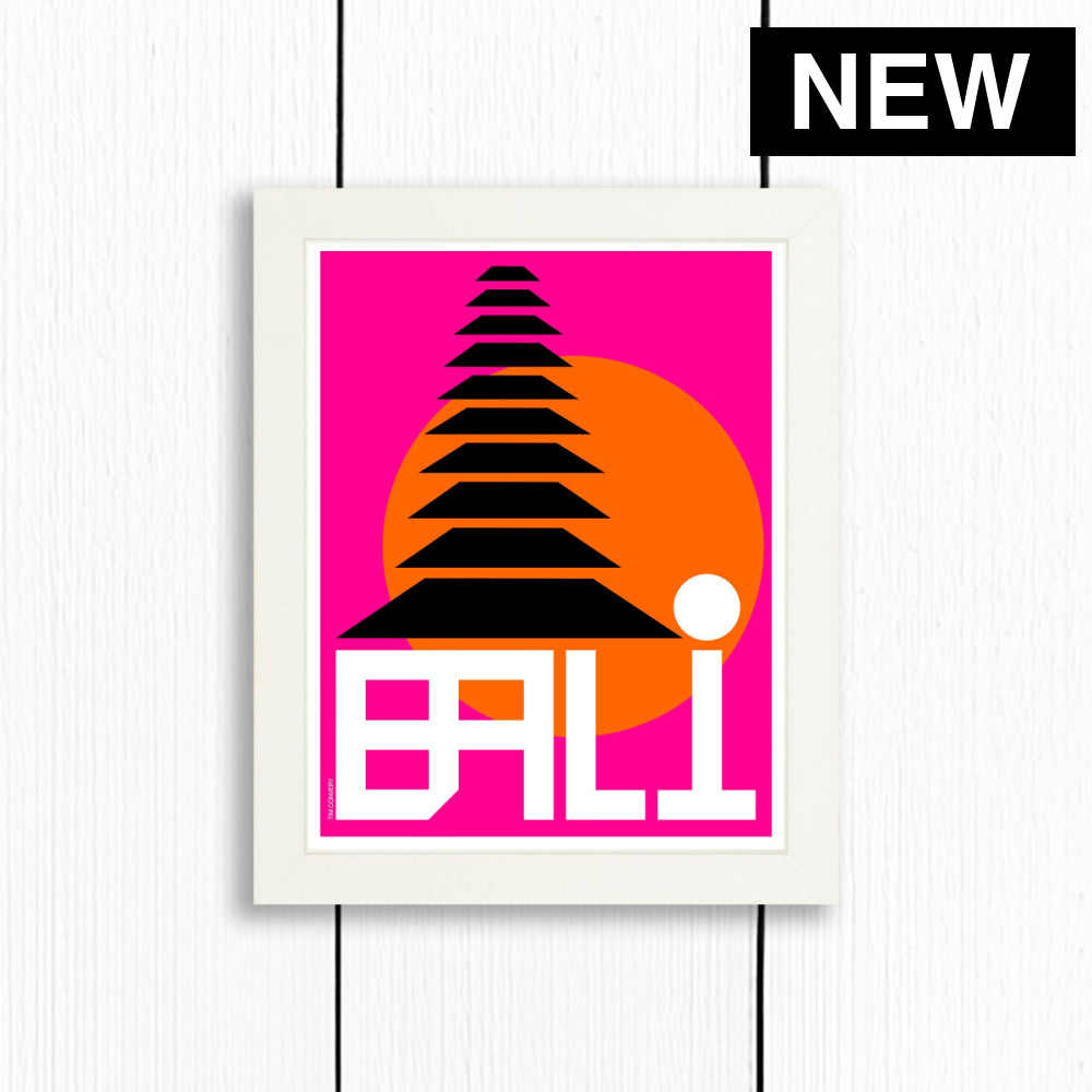 BALI / PRINT COLOR / 8X10 / WHITE Artwork