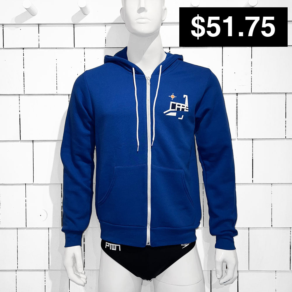 CAPE COD / HDZ / TRUE ROYAL - XS - Zip Hoodie