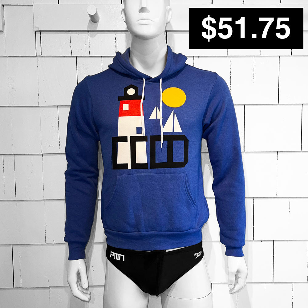 Cape Cod / Lighthouse Hdp True Royal Xs Pullover Hoodie