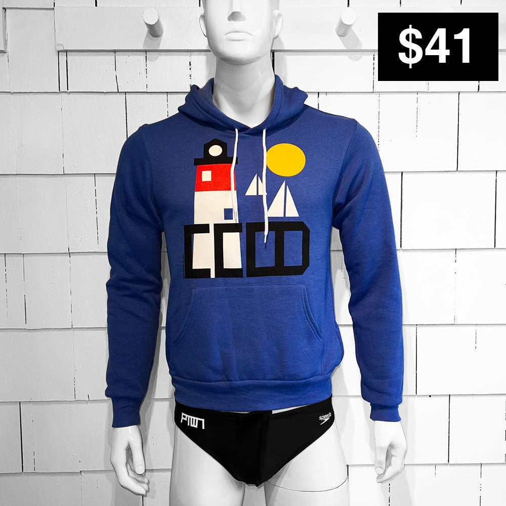 Cape Cod / Lighthouse Hdp True Royal Xs Pullover Hoodie