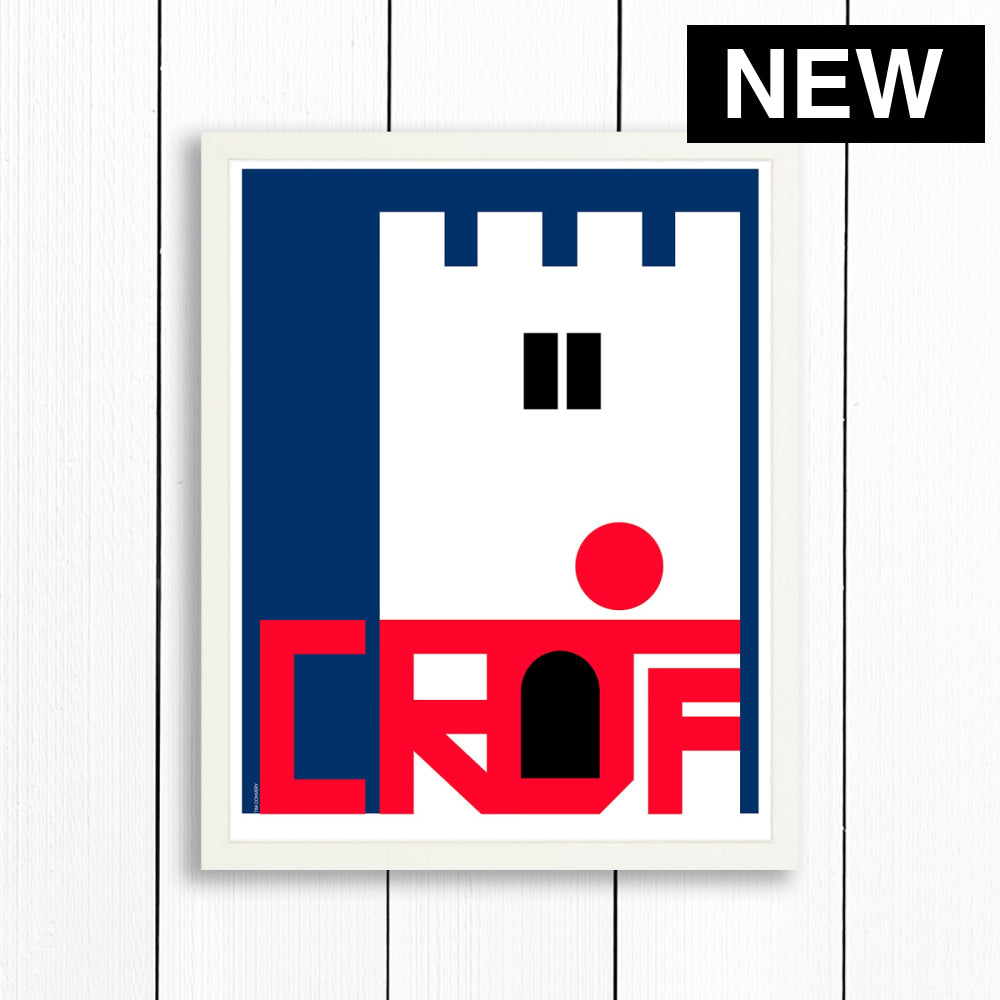 CARDIFF / PRINT COLOR / 16X20 / WHITE Artwork