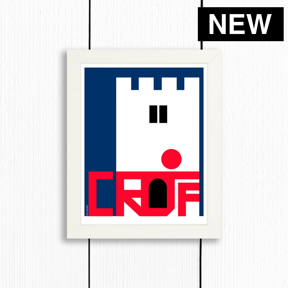 CARDIFF / PRINT COLOR / 8X10 / WHITE Artwork