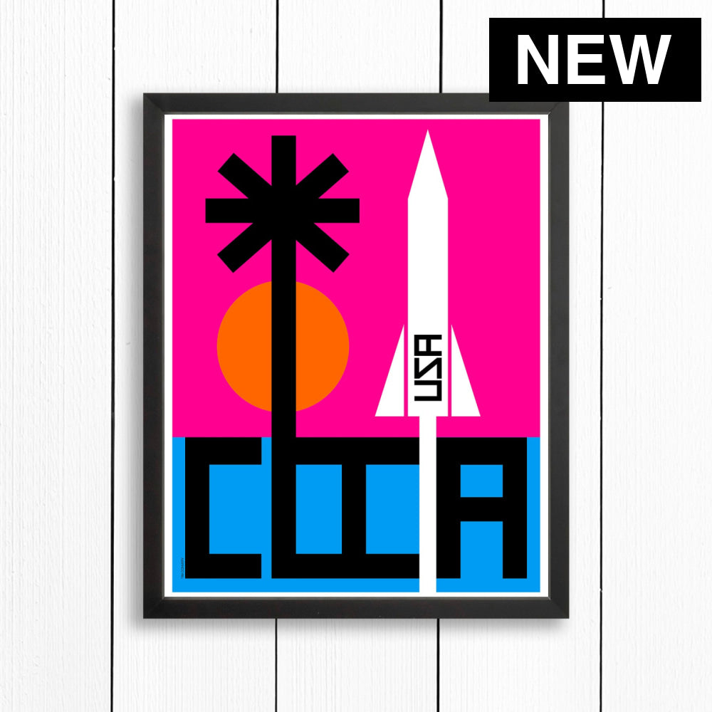 COCOA BEACH / PRINT - COLOR / 16X20 / BLACK - Print