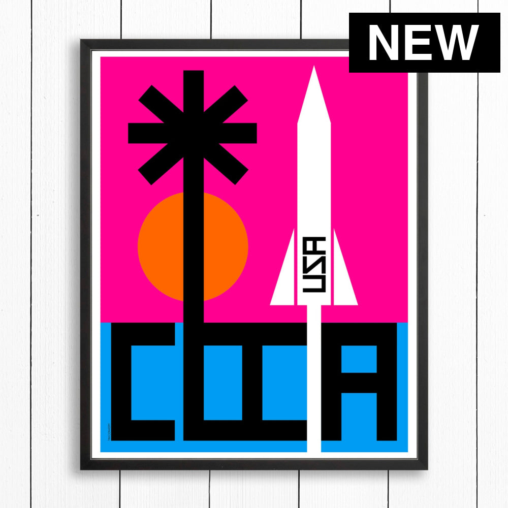 COCOA BEACH / PRINT - COLOR / 24X30 / BLACK - Print