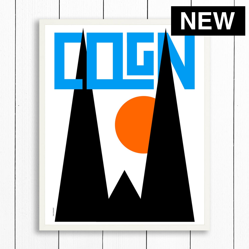 COLOGNE / PRINT COLOR / 24X30 / WHITE Artwork