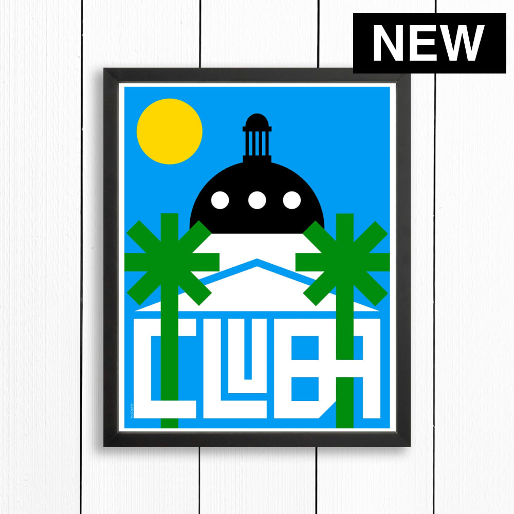 COLUMBIA / PRINT COLOR / 16X20 / BLACK Artwork