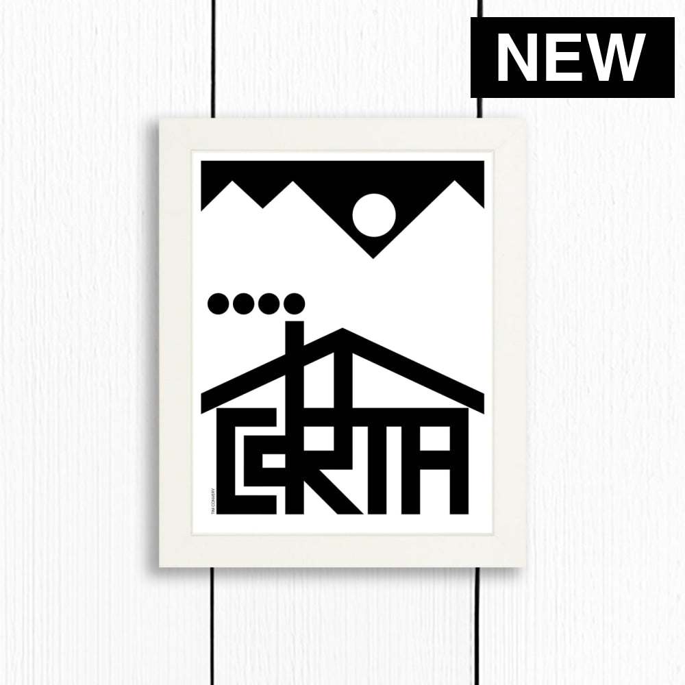 Cortina / Print Black + White 8X10 Artwork