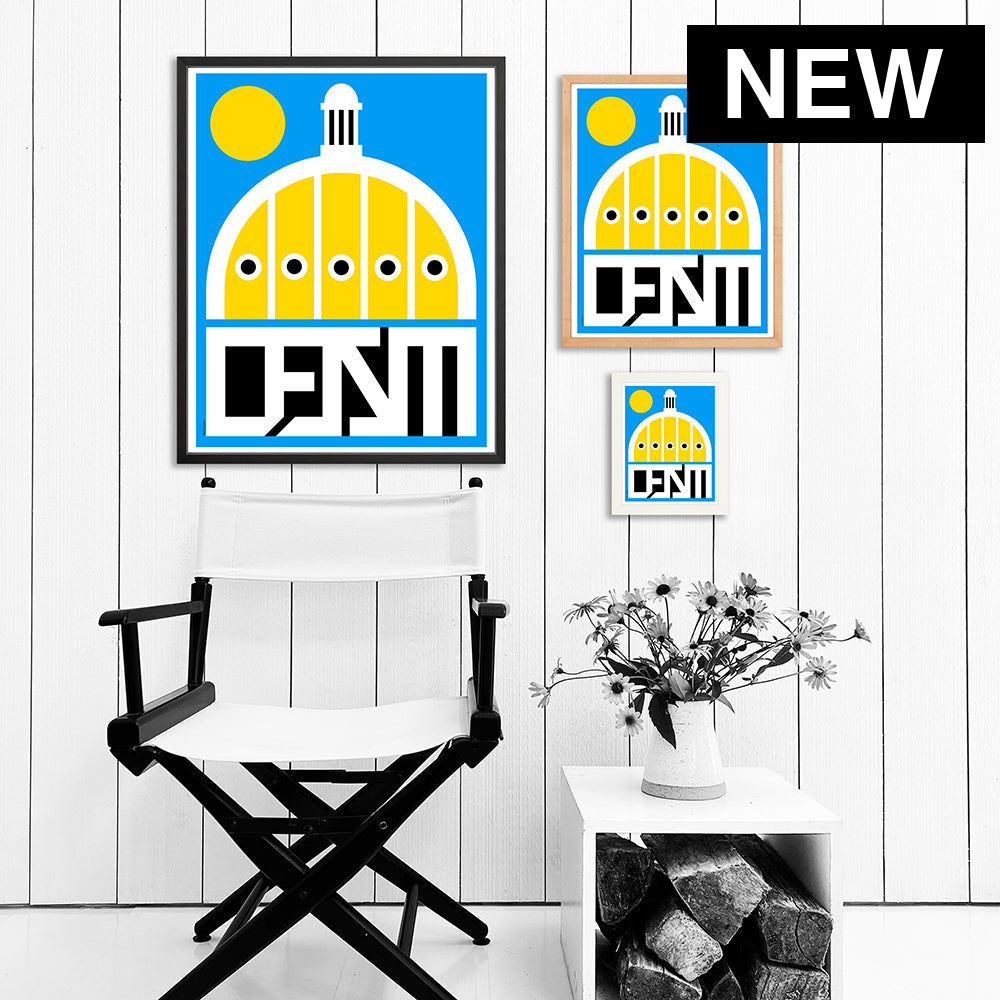 DES MOINES / PRINT COLOR / 24X30 / BLACK Artwork