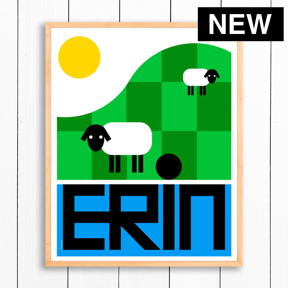 ERIN / PRINT COLOR / 24X30 / NATURAL Artwork