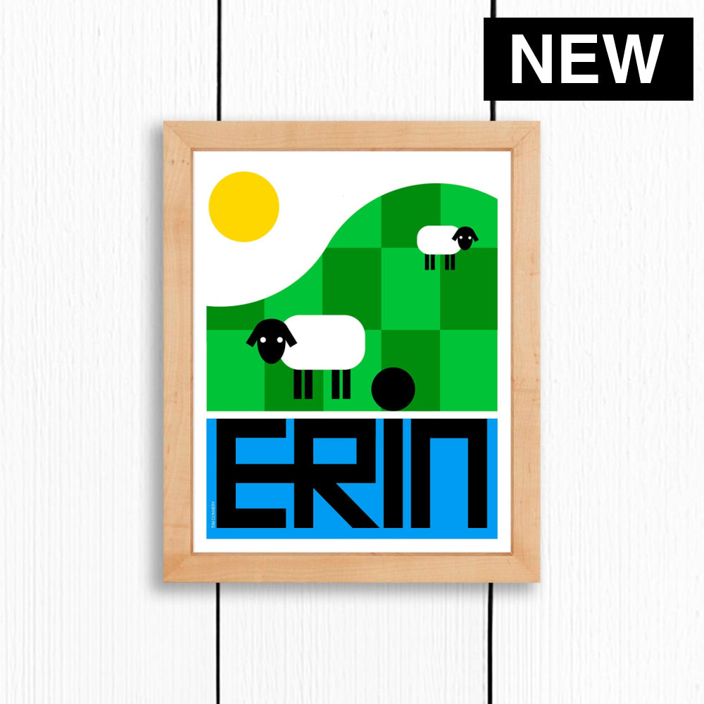 ERIN / PRINT COLOR / 8X10 / NATURAL Artwork