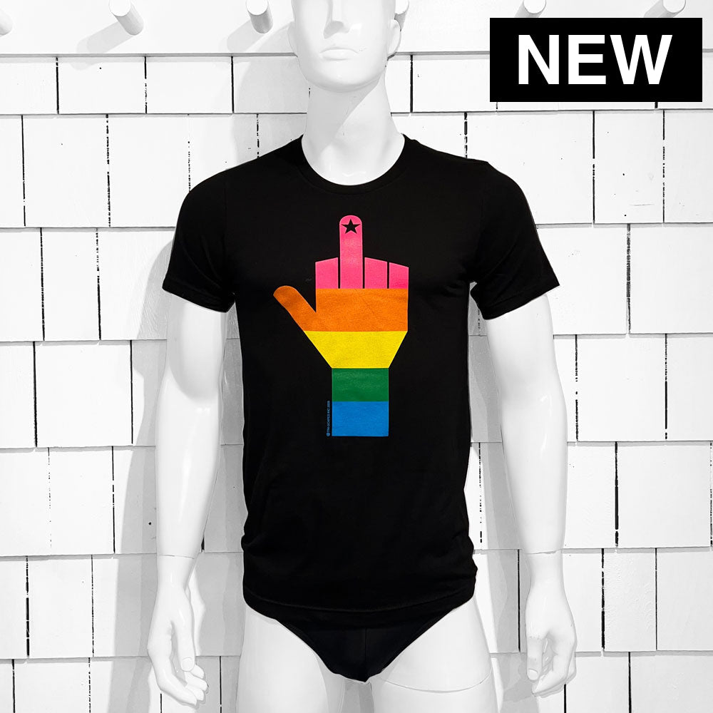 F*CK U / FASCISM / TEE / BLACK - T-Shirt
