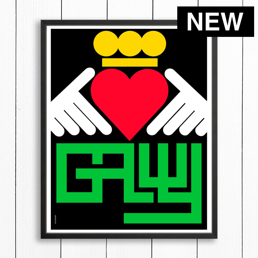 GALWAY / PRINT COLOR / 24X30 / BLACK Artwork