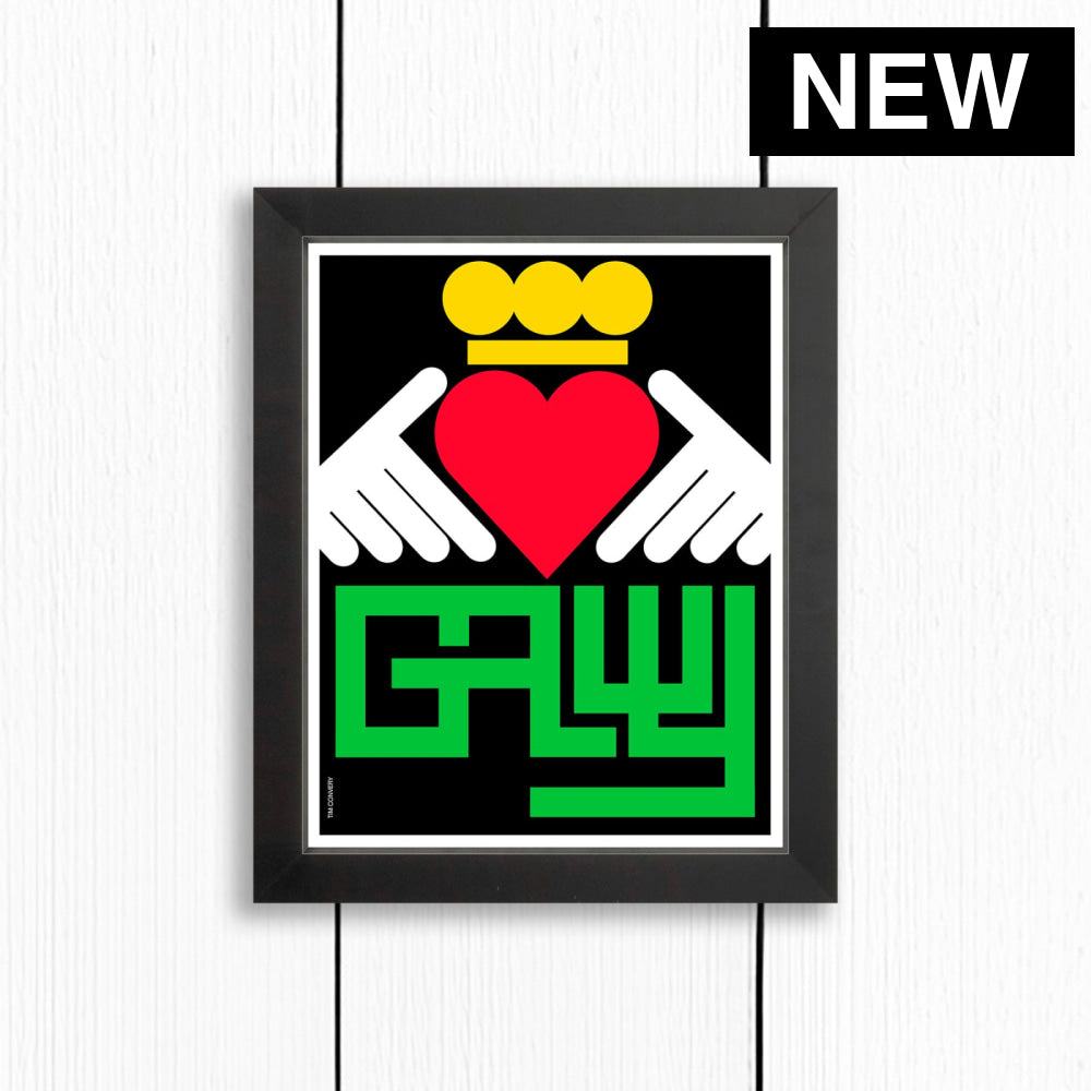 GALWAY / PRINT COLOR / 8X10 / BLACK Artwork
