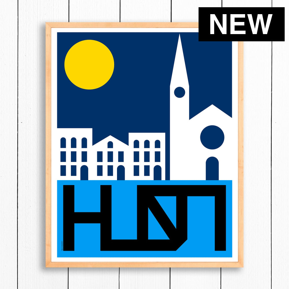 HUDSON NY / PRINT COLOR / 24X30 / NATURAL Artwork