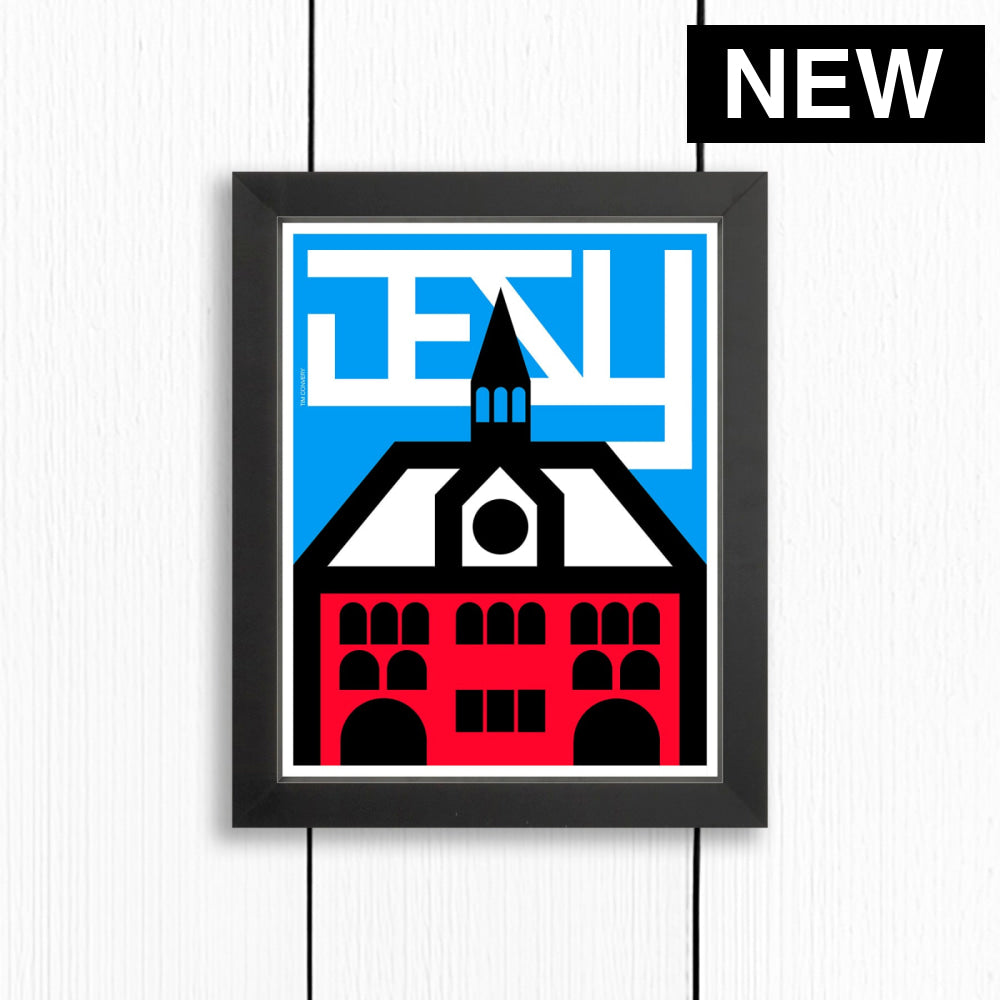 JERSEY CITY / PRINT - COLOR / 8X10 / BLACK - Print