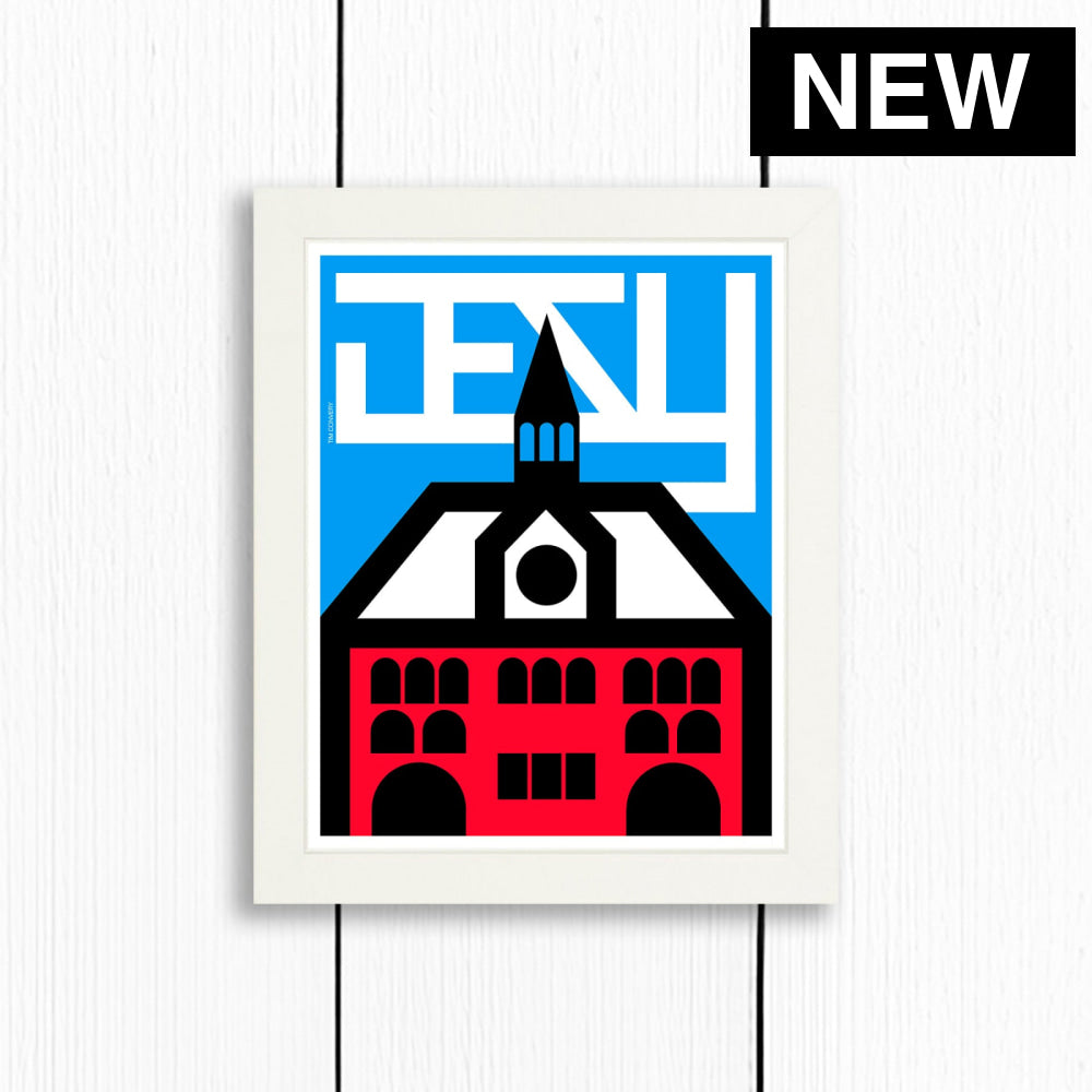 JERSEY CITY / PRINT - COLOR / 8X10 / WHITE - Print