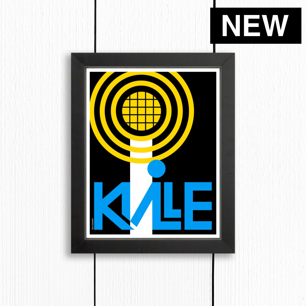 KNOXVILLE TN / PRINT COLOR / 8X10 / BLACK Artwork