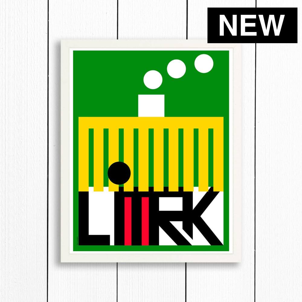 LIMERICK / PRINT COLOR / 16X20 / WHITE Artwork