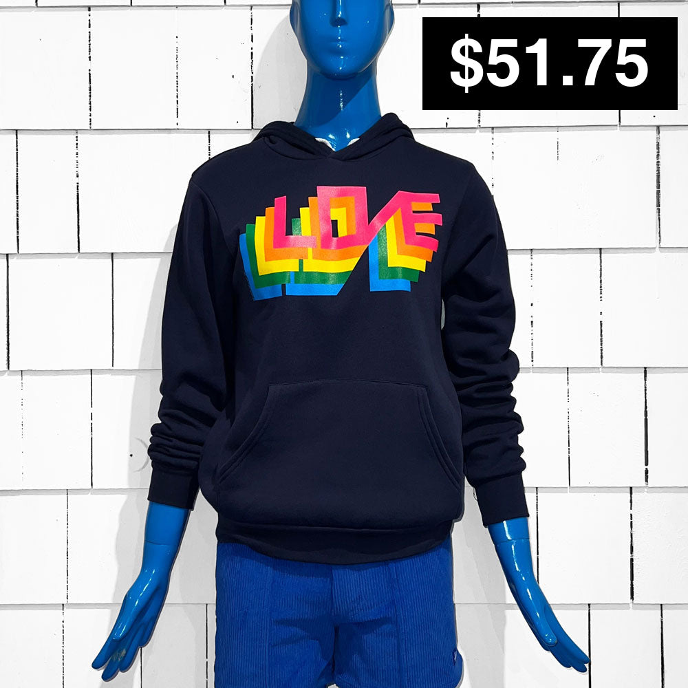 LOVE / HDP / NAVY - Pullover Hoodie