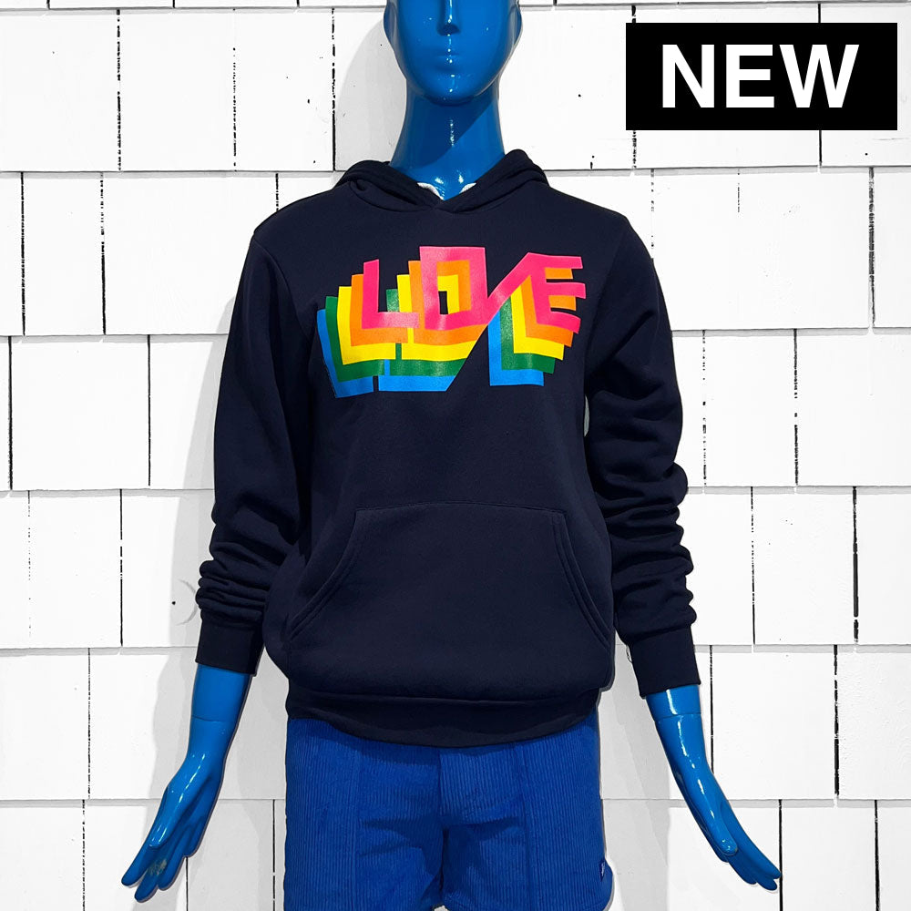 LOVE / HDP / NAVY - Pullover Hoodie