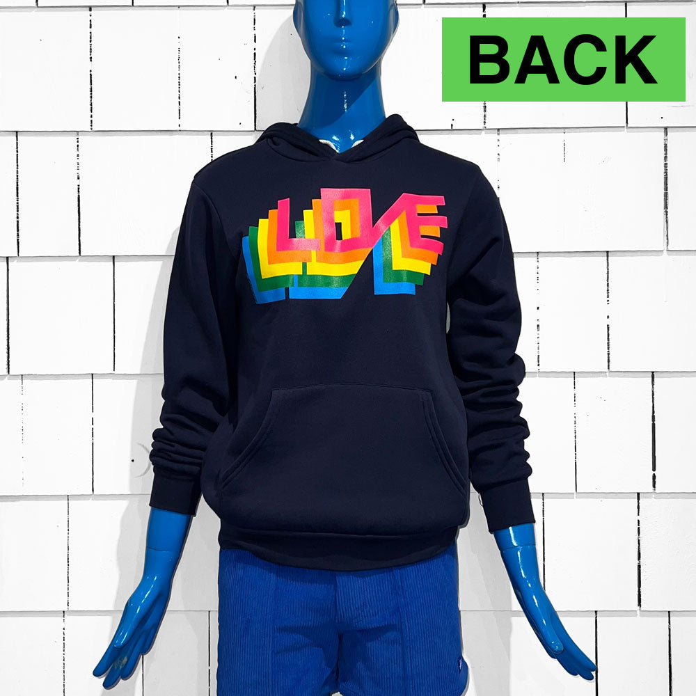 LOVE / HDP / NAVY - Pullover Hoodie