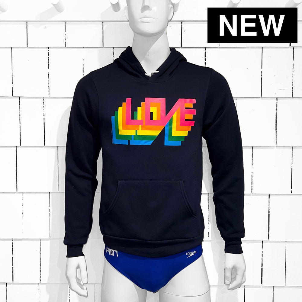 LOVE / HDP / NAVY - Pullover Hoodie