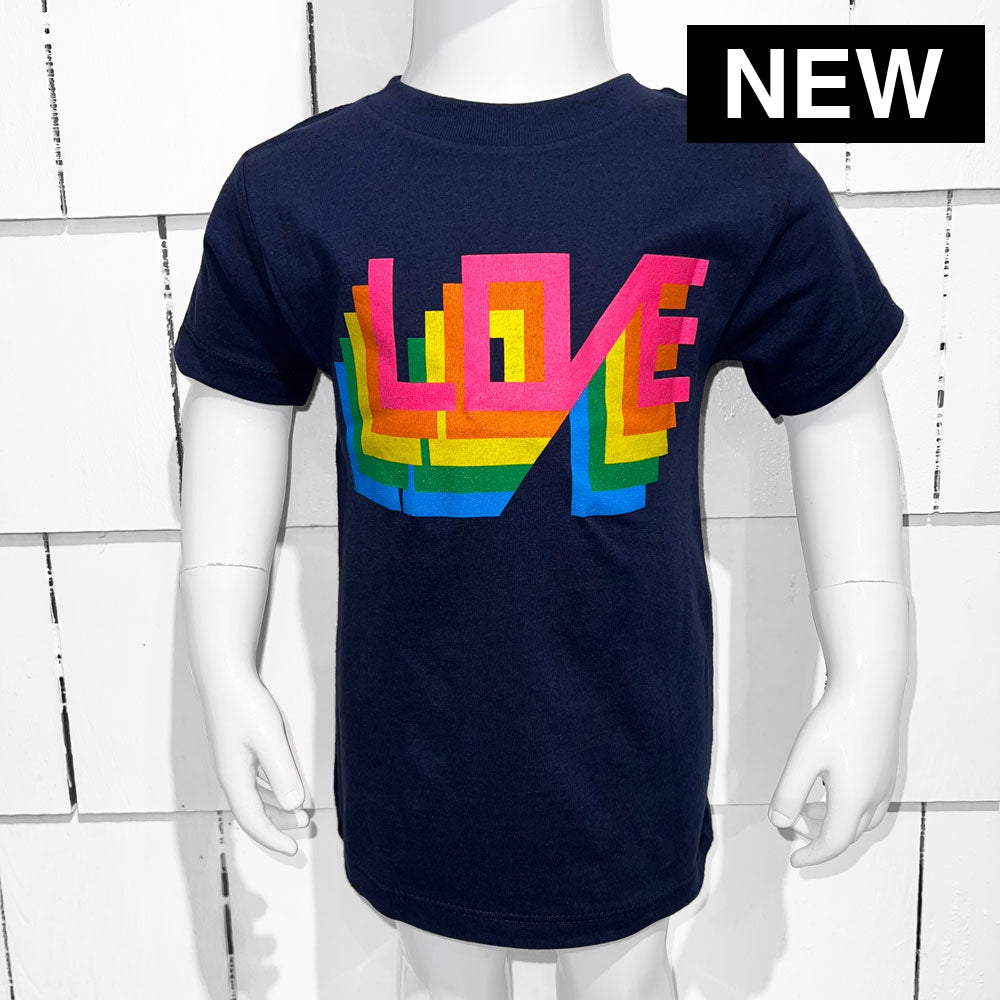 LOVE / KIDS TEE / NAVY - 2T - Kids Apparel