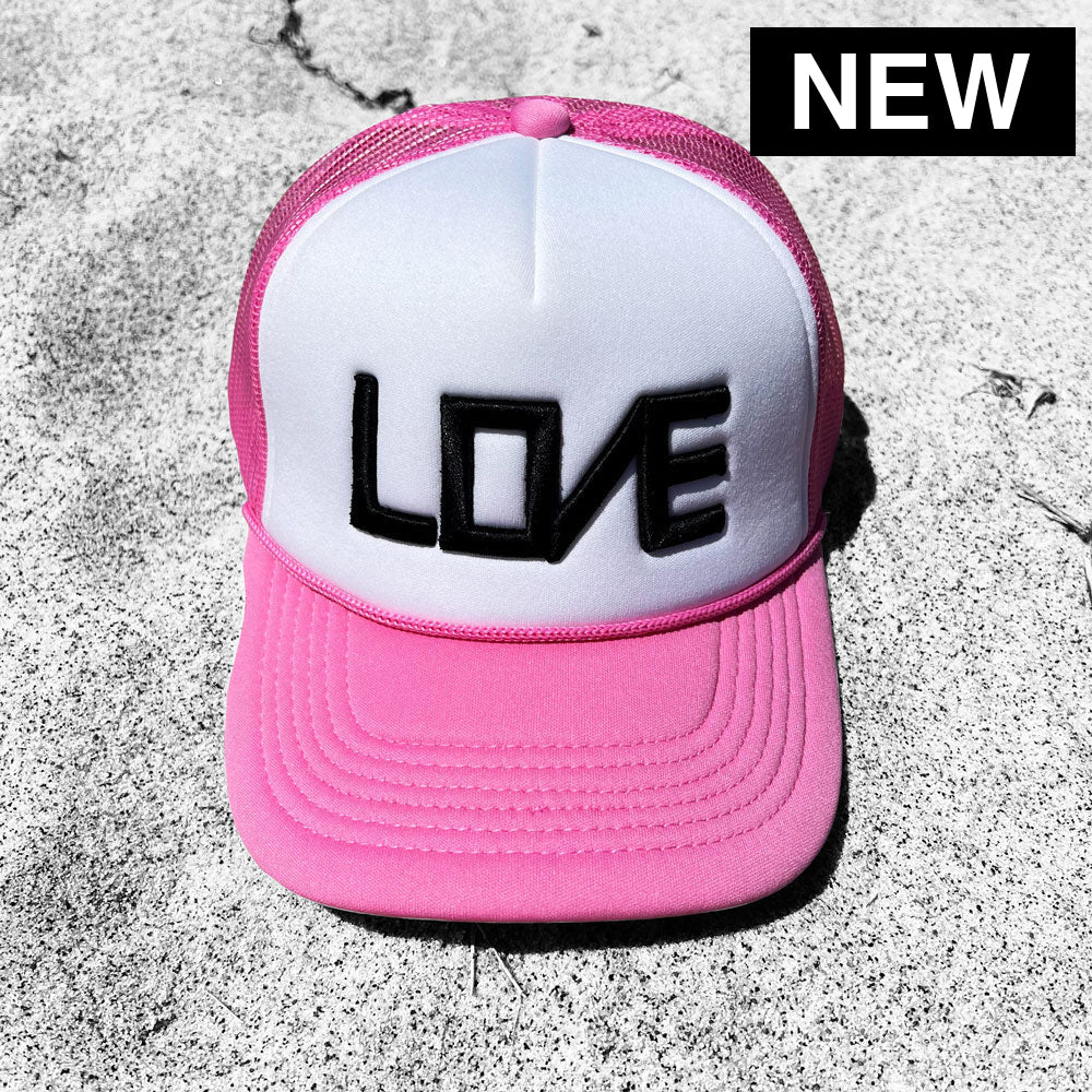 LOVE / TRUCKER HAT / PINK - Hats