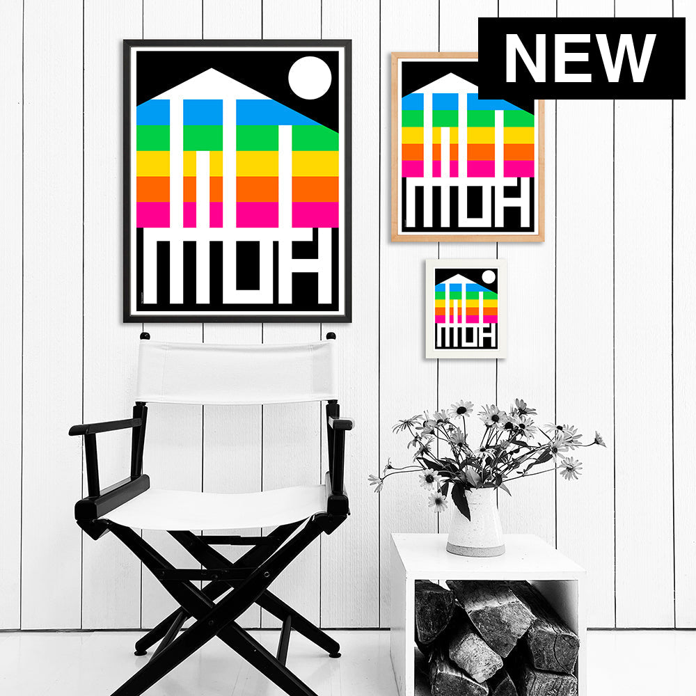 Mammouth / Print Color 24X30 Black Artwork