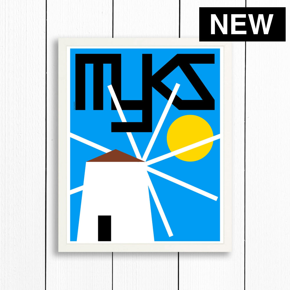 MYKONOS / PRINT - COLOR / 16X20 / WHITE - Print